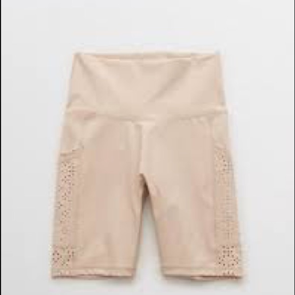 Light Pink Aerie Bike Shorts